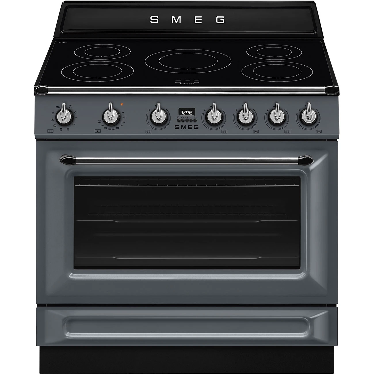 Smeg TR90IMGR Induktions-Standherd Slate Grey