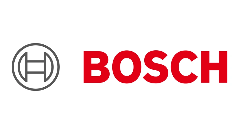 rotes bosch logo mit schwarzer grafik links