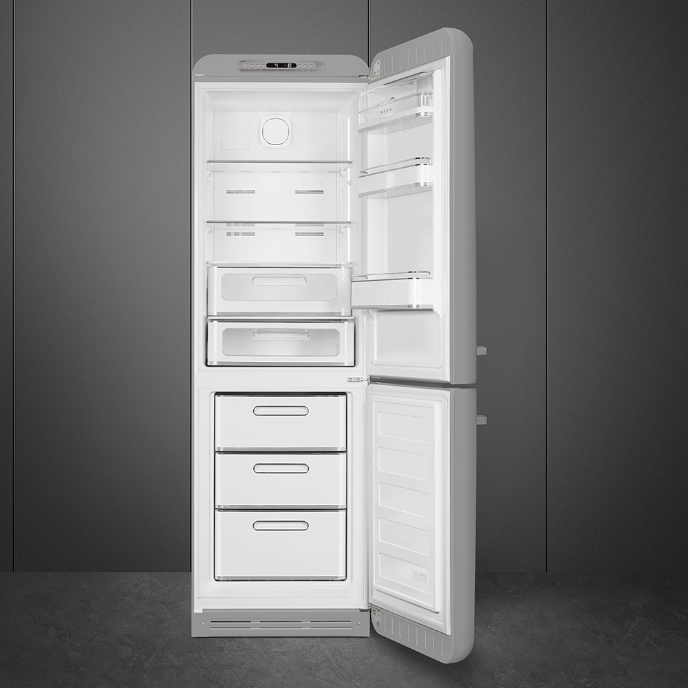 Smeg FAB32RSV5 Stand-Kühl-Gefrierkombination Silber