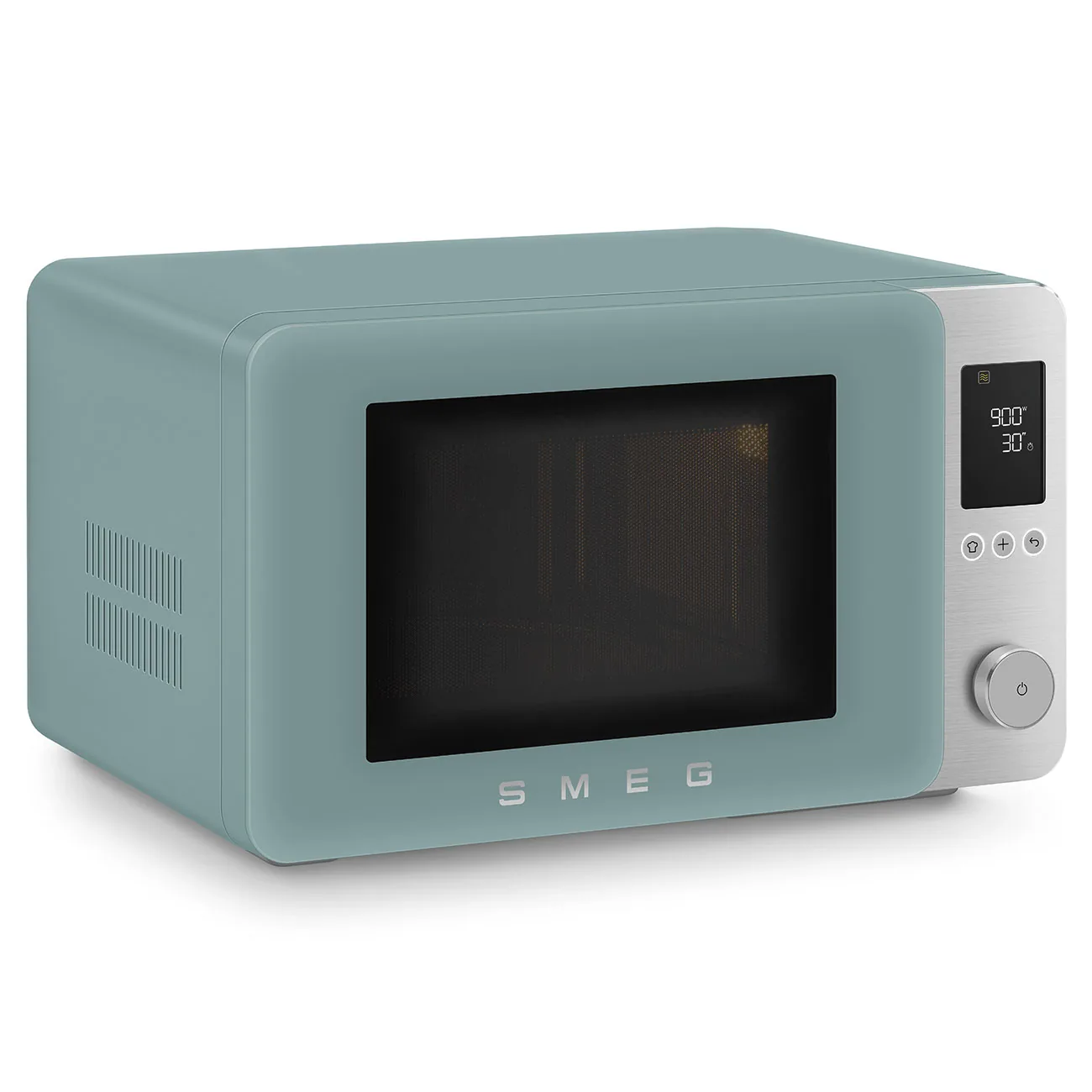Smeg MOC02EGMEU Kombi-Tisch-Mikrowelle Emerald Green-Matt-Aluminium