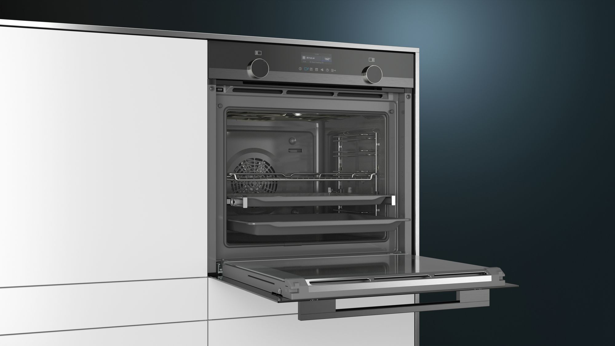 Siemens HB479G5B6 Einbau-Backofen Schwarz