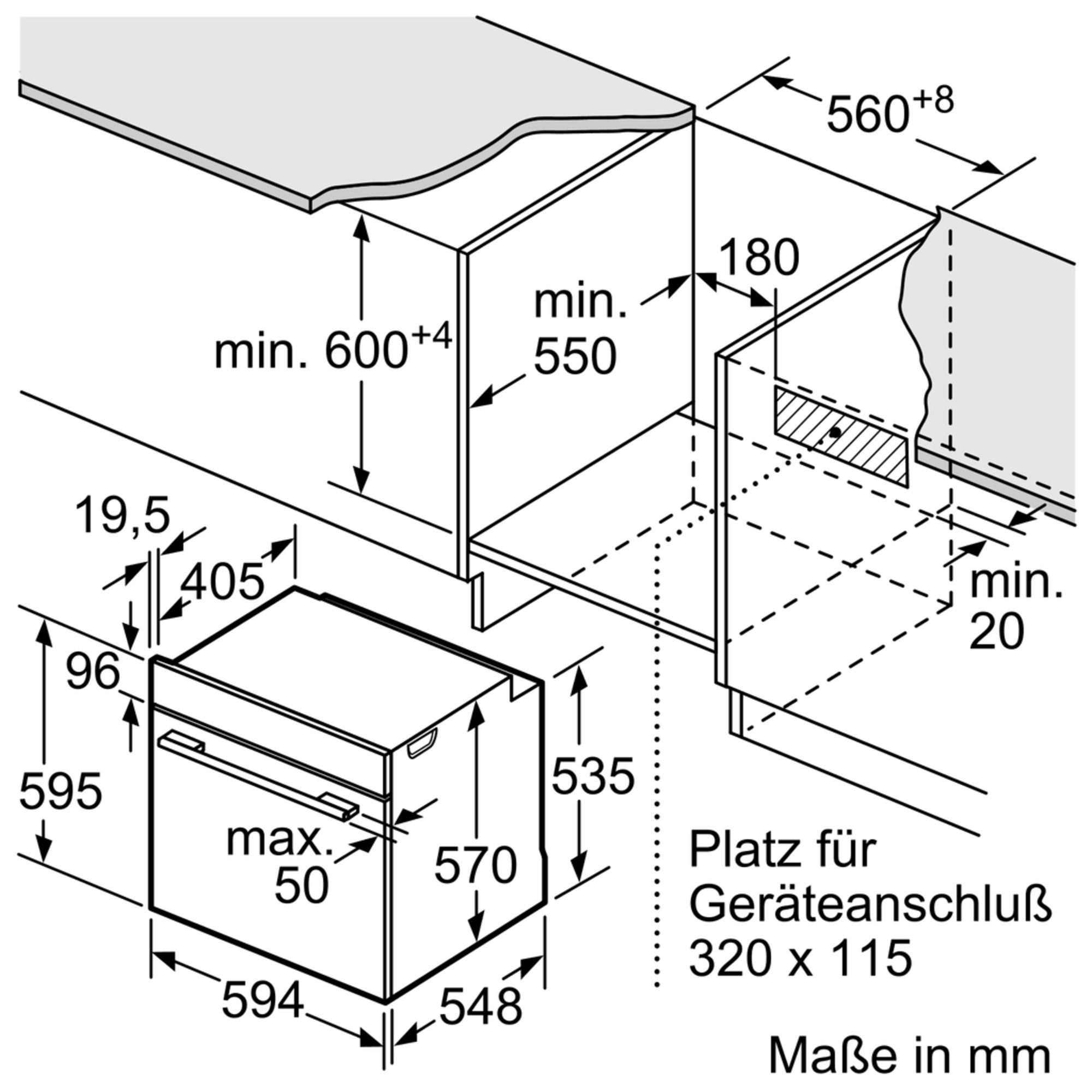 Siemens HR478G5B6S Einbau-Backofen Schwarz