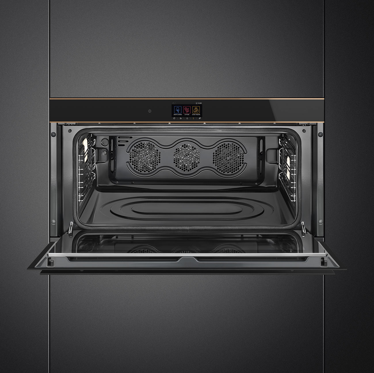 Smeg SFPR9604TNR Einbau-Backofen Schwarz