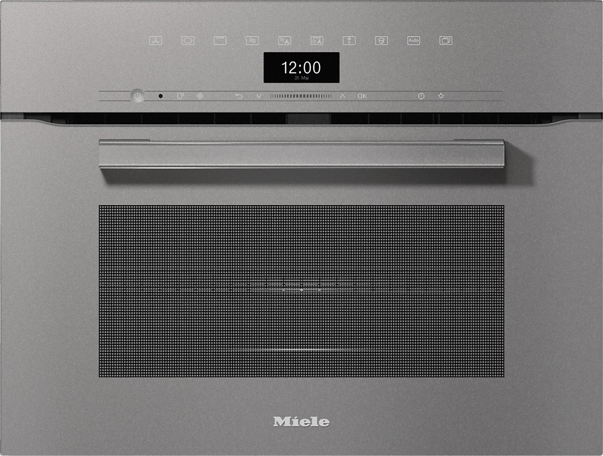 Miele H 7440 BM Kompakt-Backofen mit Mikrowelle Graphitgrau