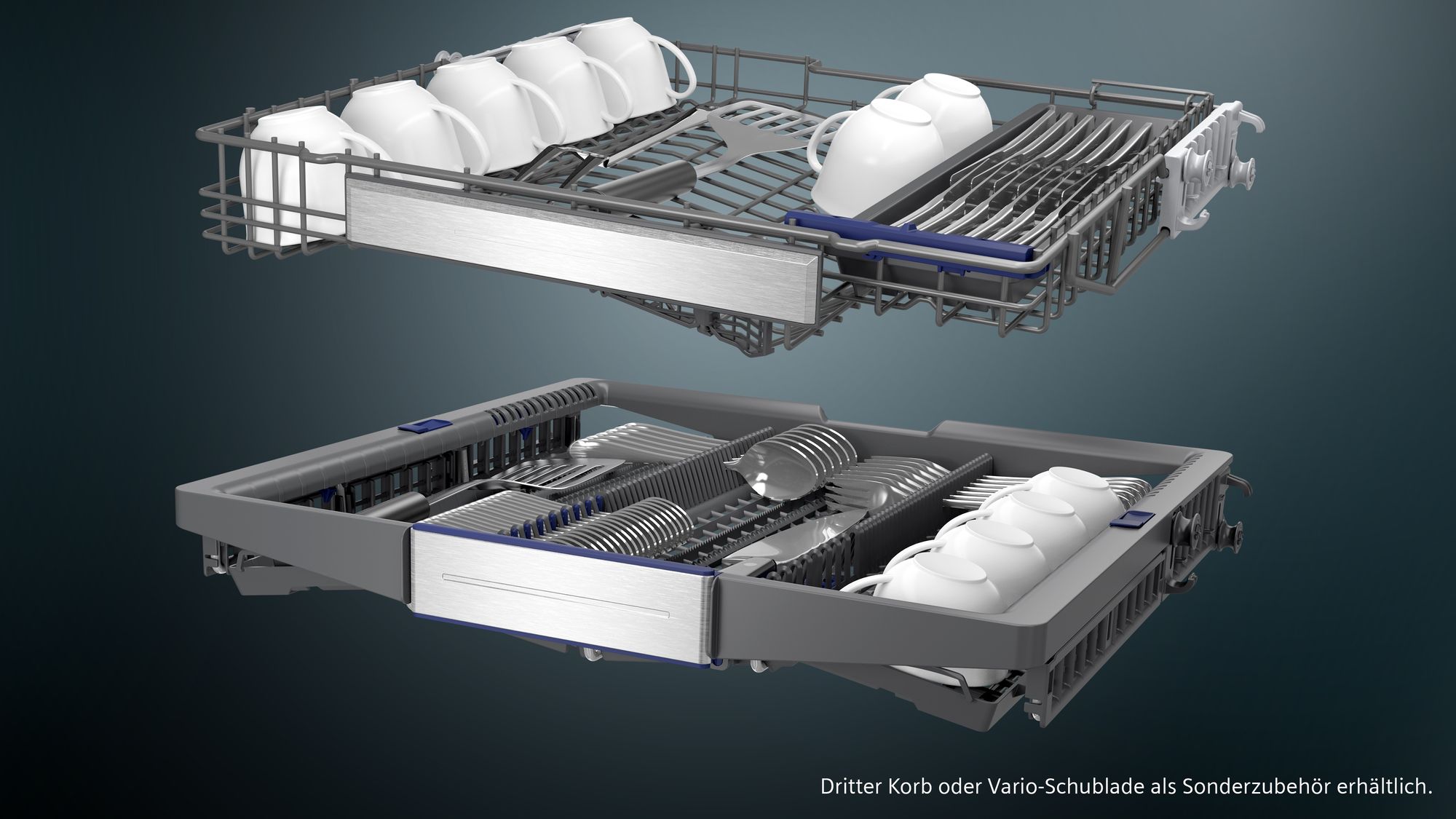 Siemens SN73H800BE Vollintegrierter Geschirrspüler 