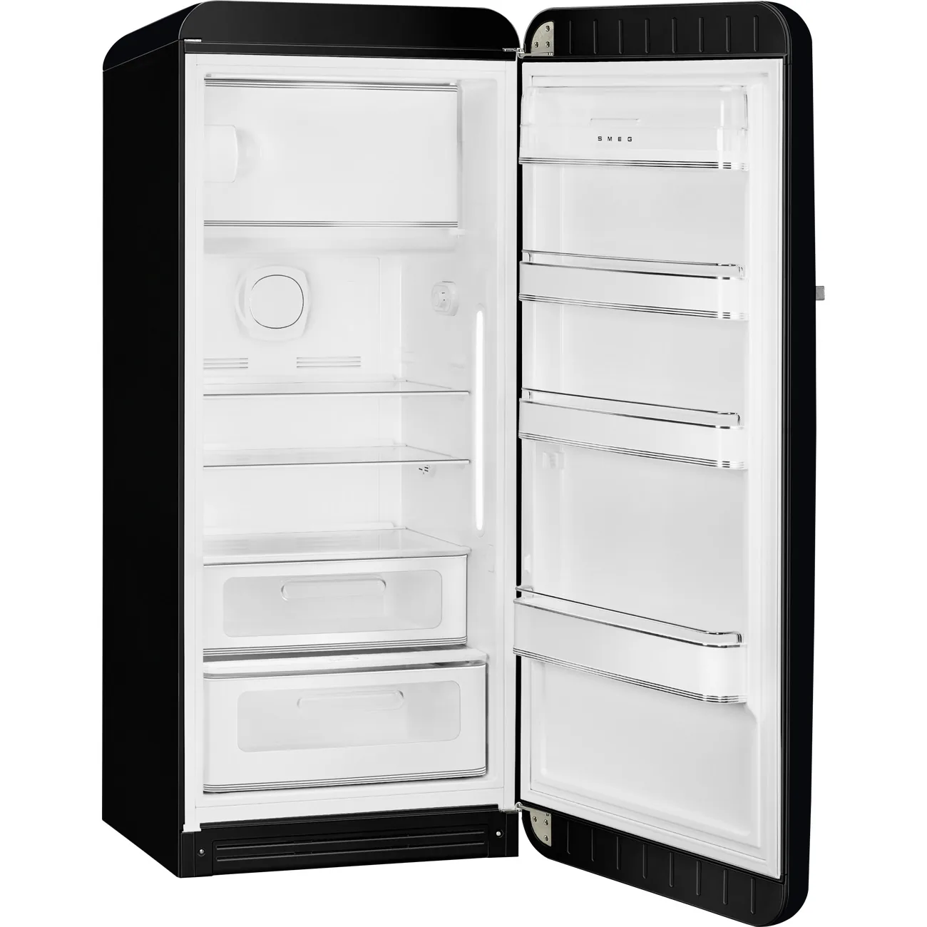 Smeg FAB28RBLM6 Stand-Kühlschrank Schwarz
