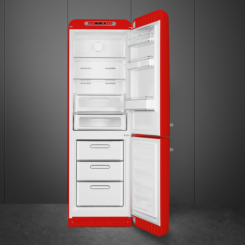 [Zweite Wahl] Smeg FAB32RRD5 Stand-Kühl-Gefrierkombination Rot 
