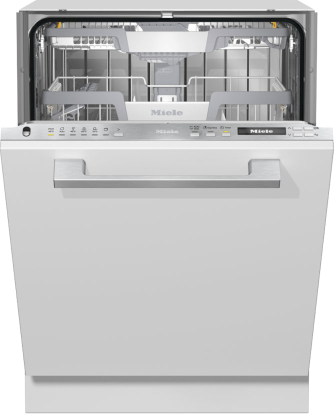 Miele G 7165 SCVi XXL AutoDos Vollintegrierter Geschirrspüler Edelstahl CleanSteel