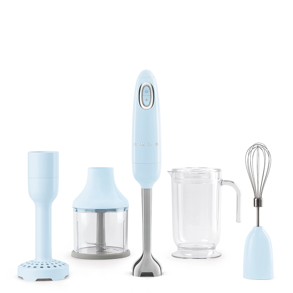 Smeg HBF22PBEU Stabmixer-Set Pastellblau