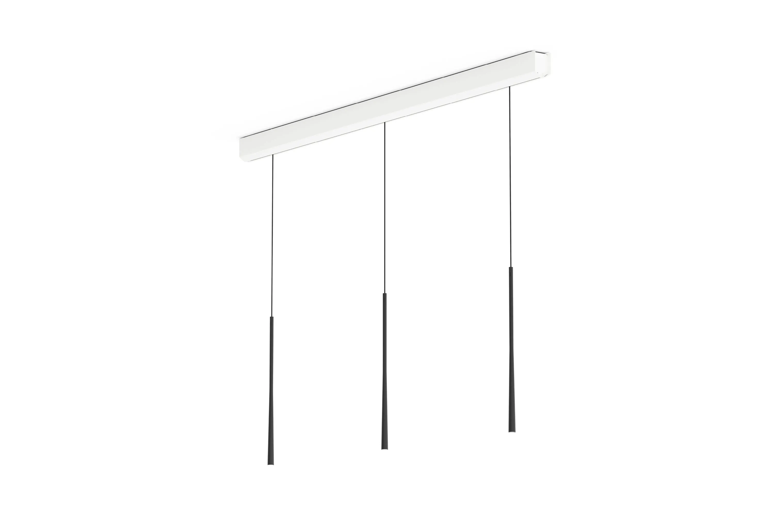 Bora LSLSW Pendelleuchte 3-fach linear Schwarz