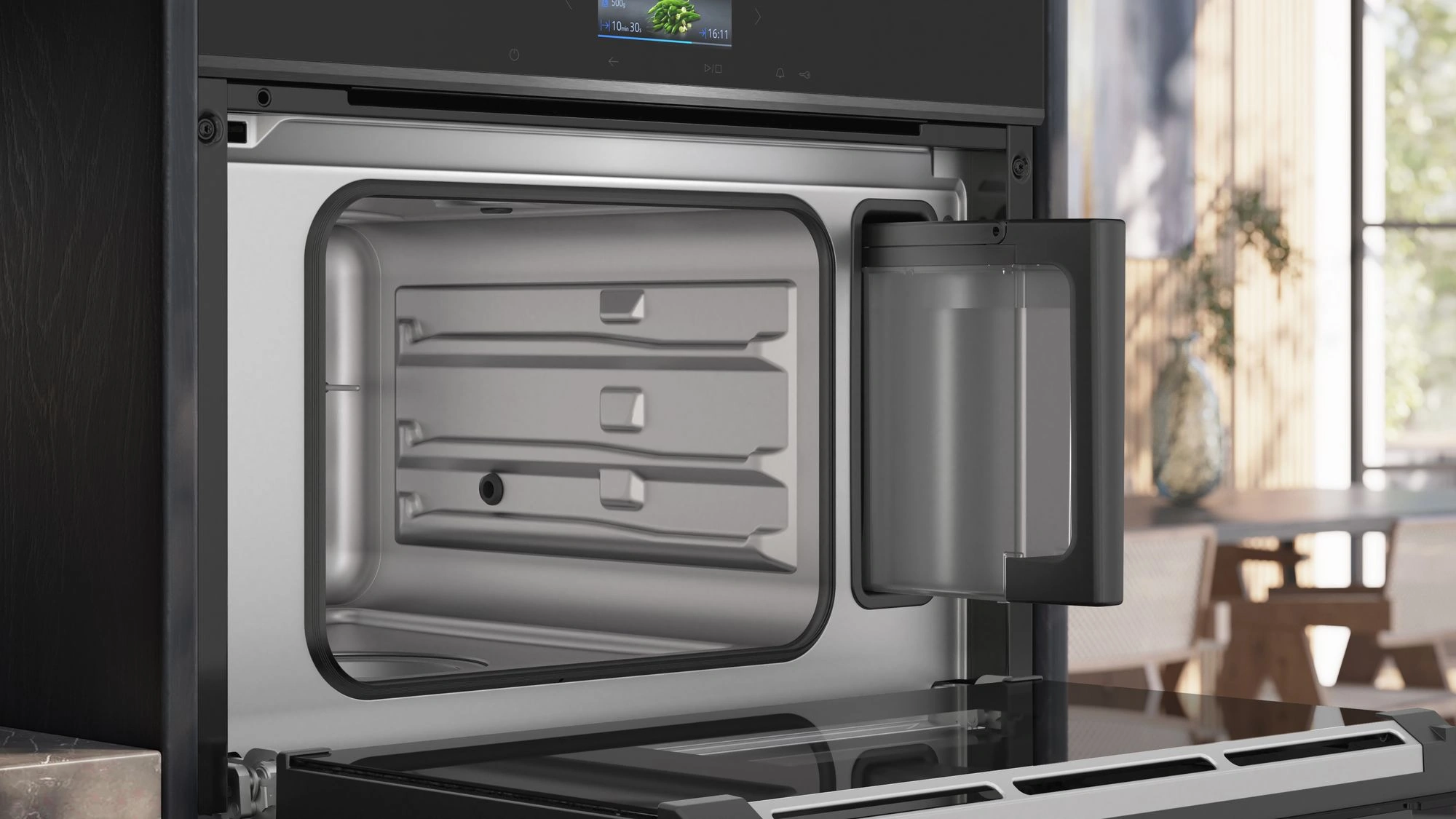 Siemens CD914GXB1 Einbau-Dampfgarer Schwarz