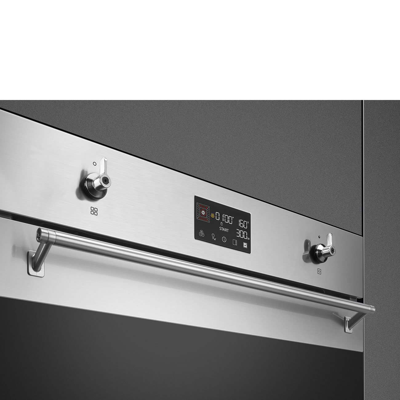 Smeg SO6302M2X Einbau-Backofen mit Mikrowellenfunktion Edelstahl