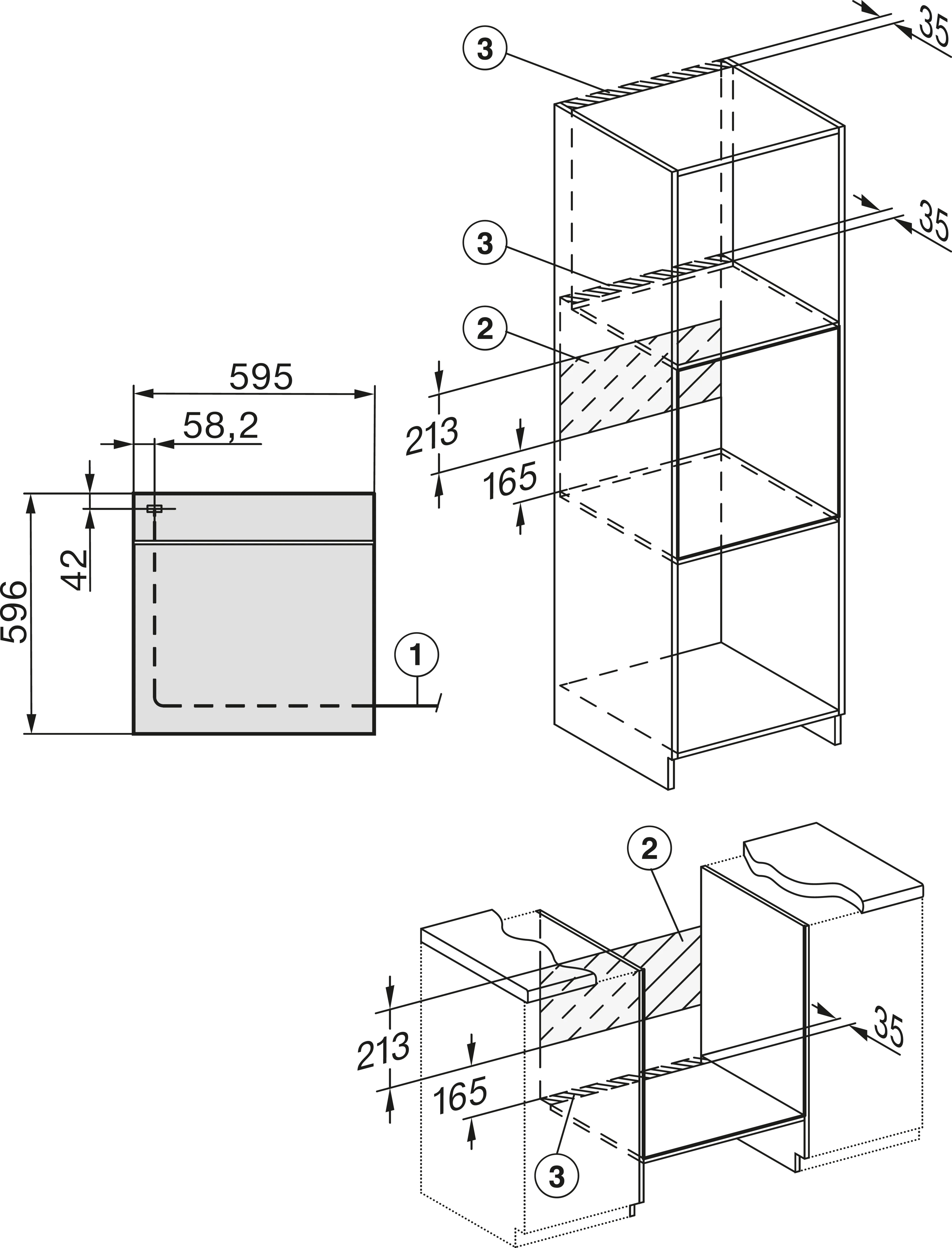 Miele H 2455 E Active Einbau-Herd Obsidianschwarz/Edelstahl