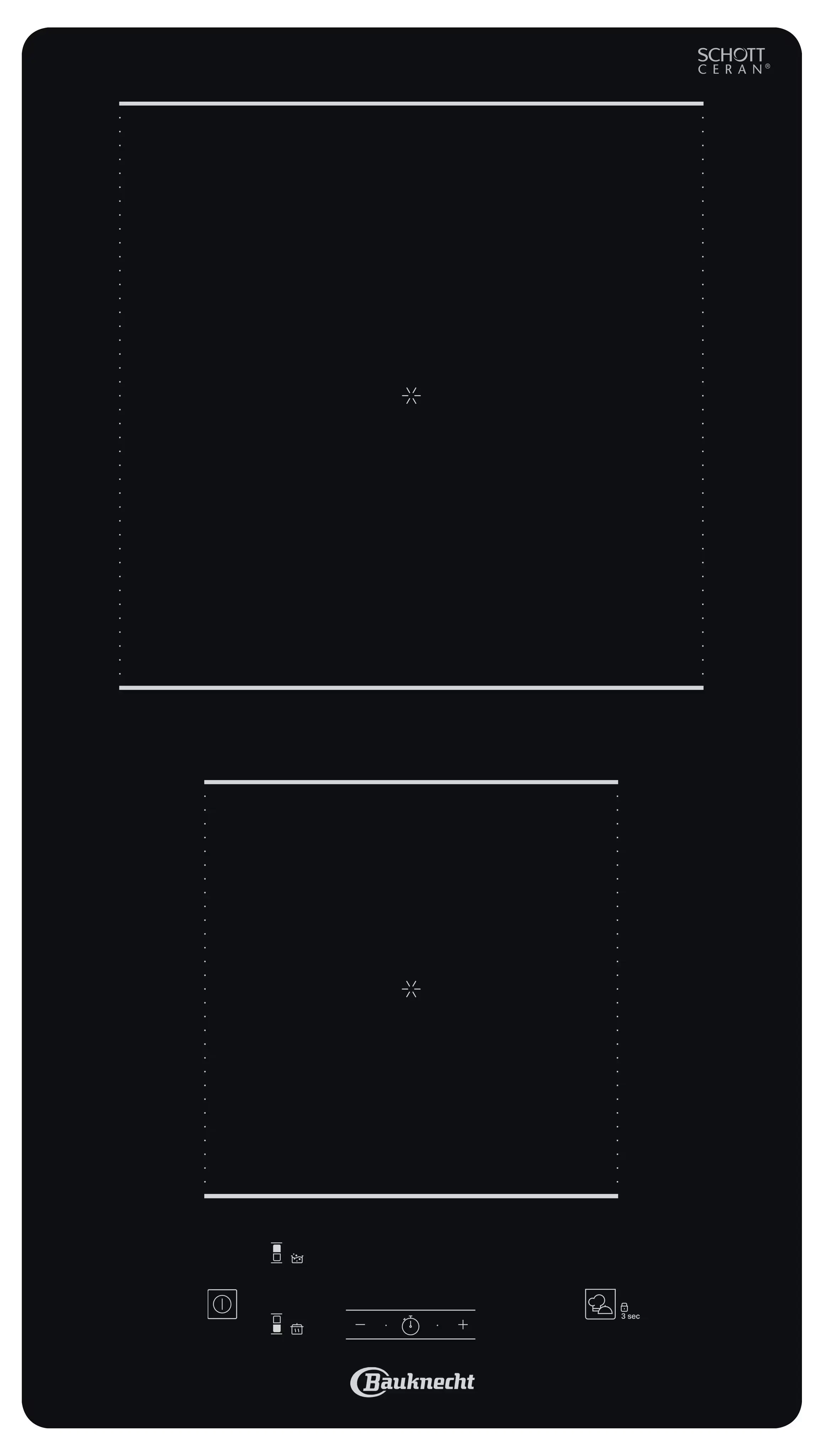 Bauknecht BQ 2530S NE Einbau-Induktionskochfeld Schwarz Bauknecht BQ 2530S NE Einbau-Induktionskochfeld Schwarz