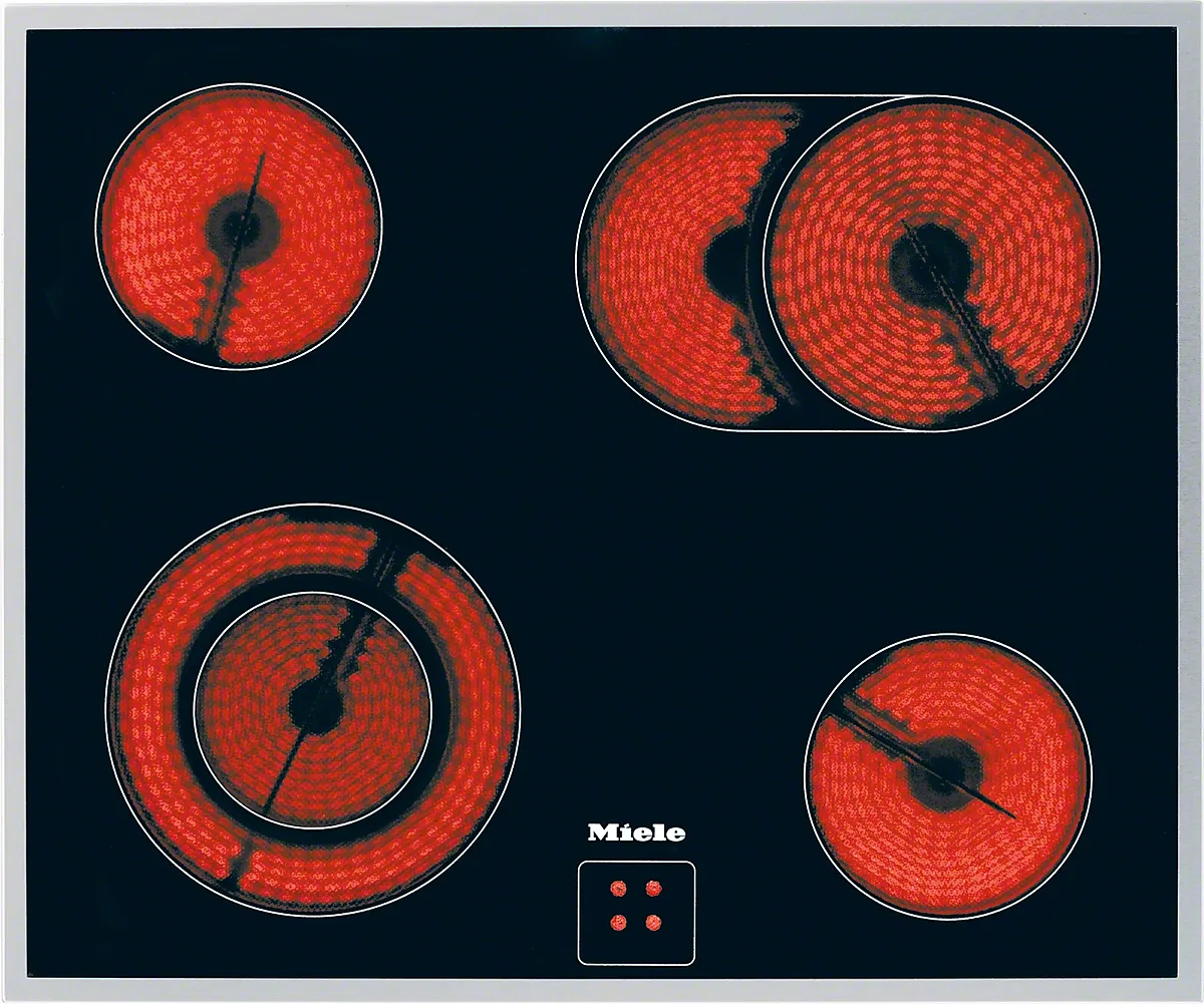 Miele KM 6023 EDST Herdgesteuertes Elektrokochfeld Edelstahl Miele KM 6023 EDST Herdgesteuertes Elektrokochfeld Edelstahl