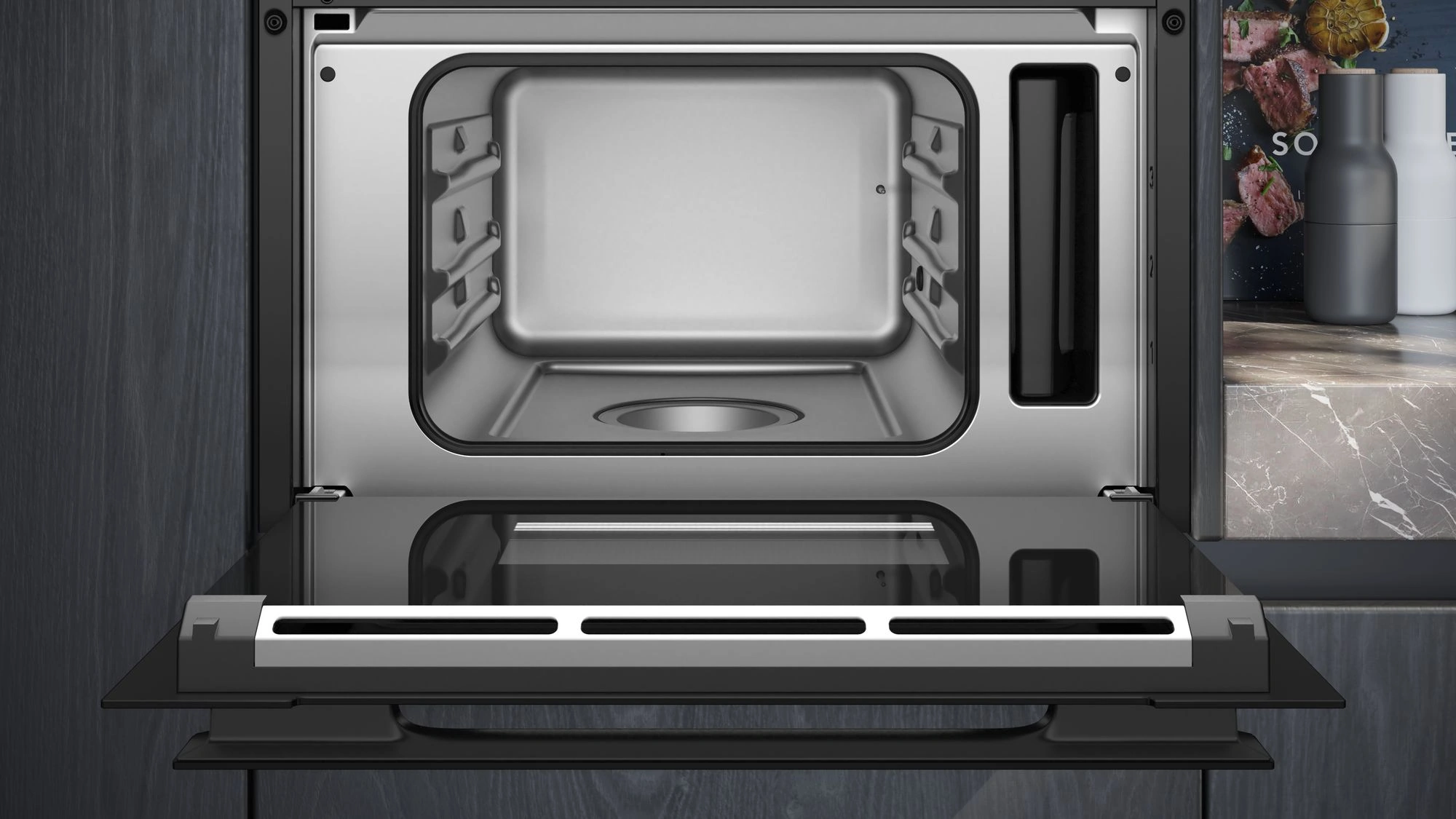 Siemens CD914GXB1 Einbau-Dampfgarer Schwarz