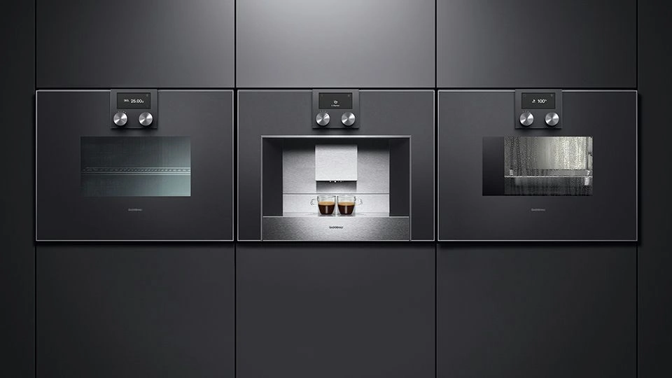 Gaggenau BM450110 Einbau-Backofen mit Mikrowellenfunktion Edelstahl