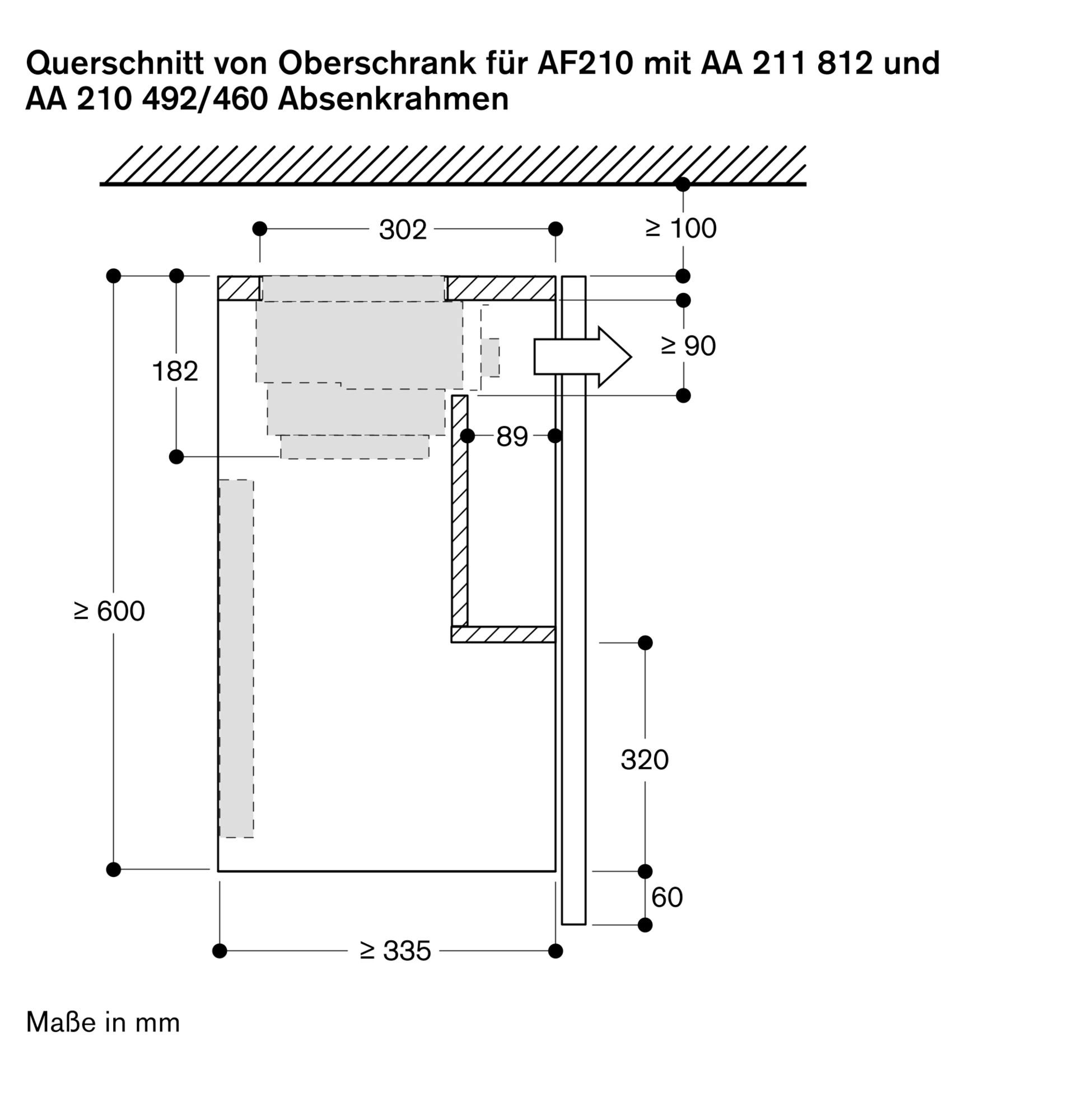 Gaggenau AF210162 Flachschirmhaube Edelstahl