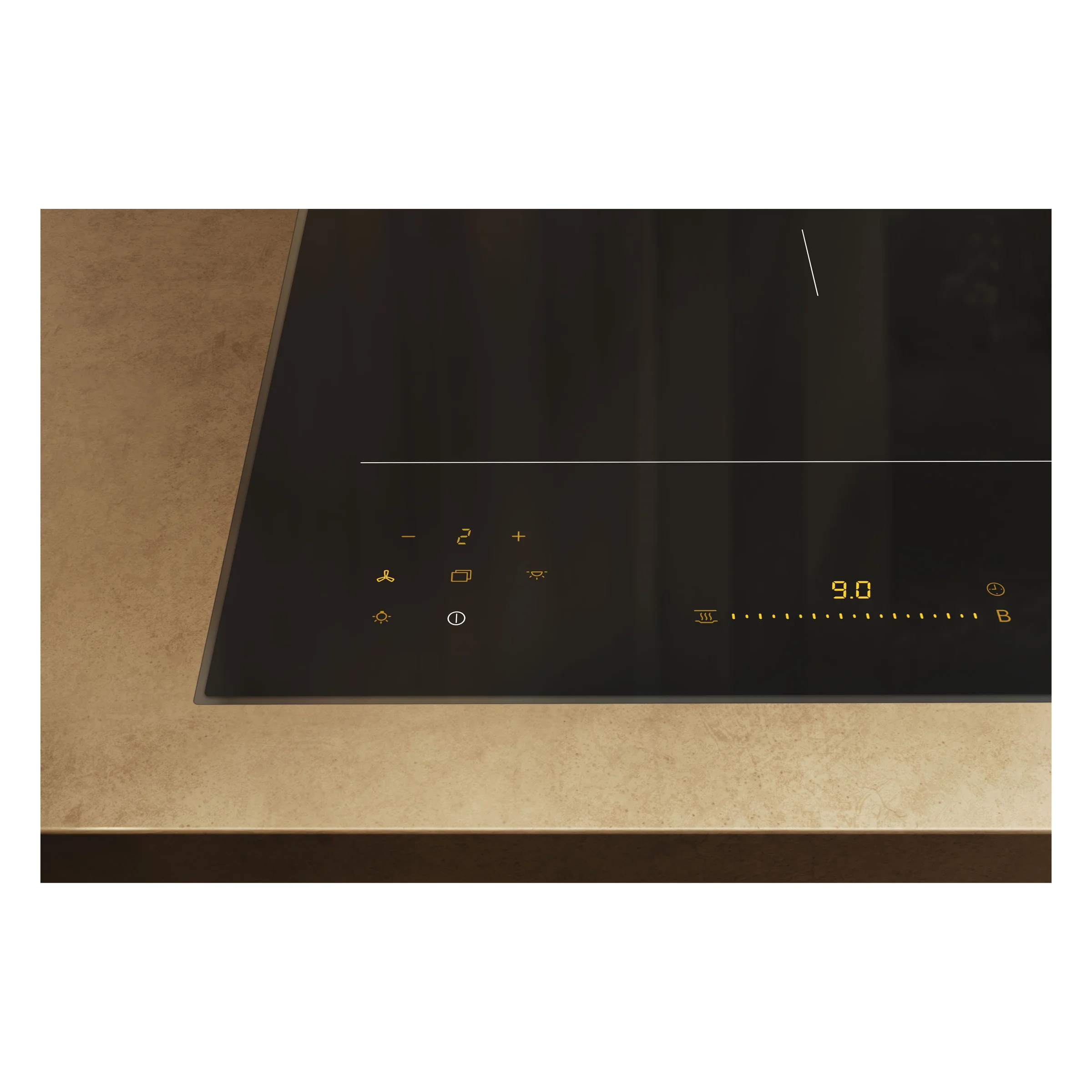 Miele KM 8575 FL Herdunabhängiges Induktionskochfeld Schwarz