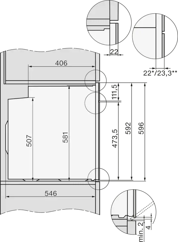 Miele H 2468 BP Active Einbau-Backofen Obsidianschwarz