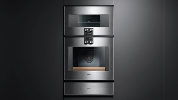 Gaggenau BM484110 Einbau-Backofen mit Mikrowellenfunktion Edelstahl