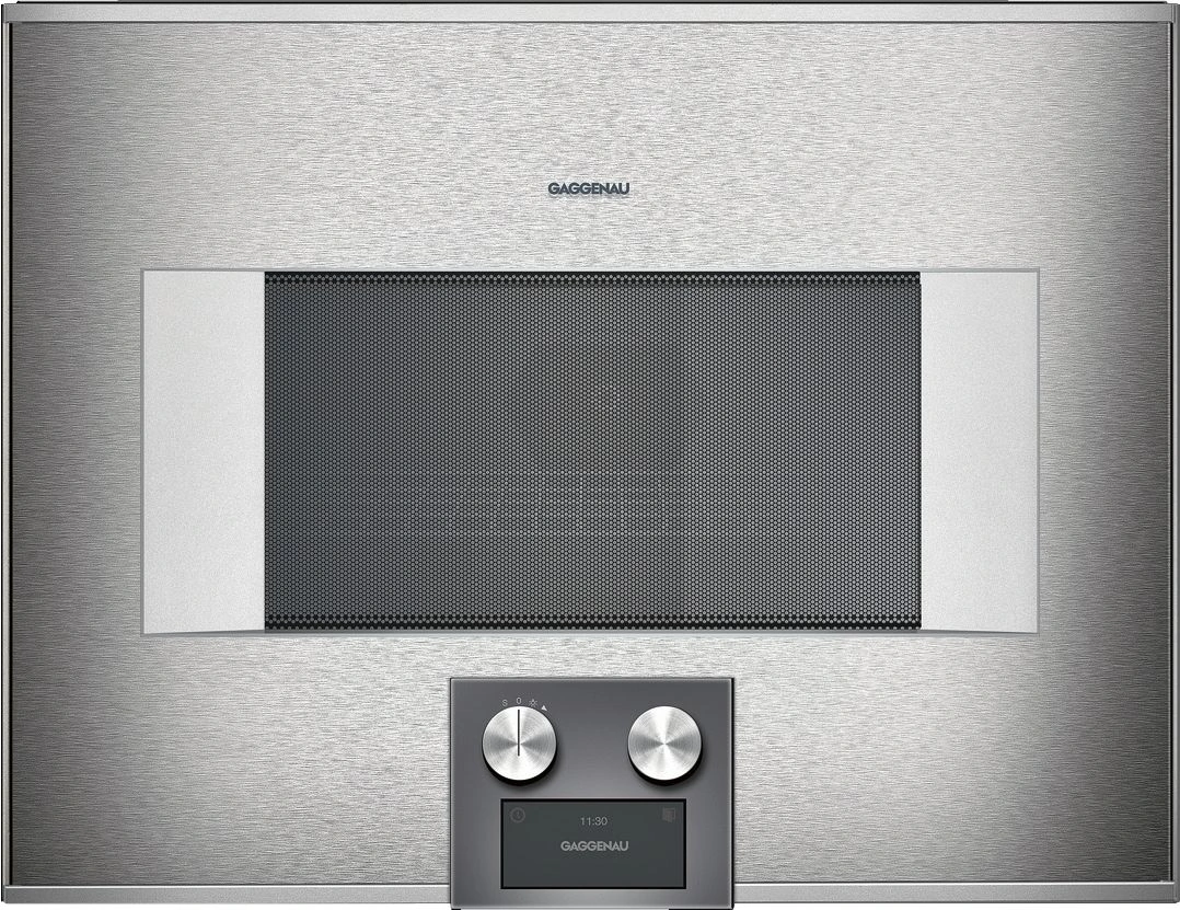 Gaggenau BM454110 Einbau-Backofen mit Mikrowellenfunktion Edelstahl