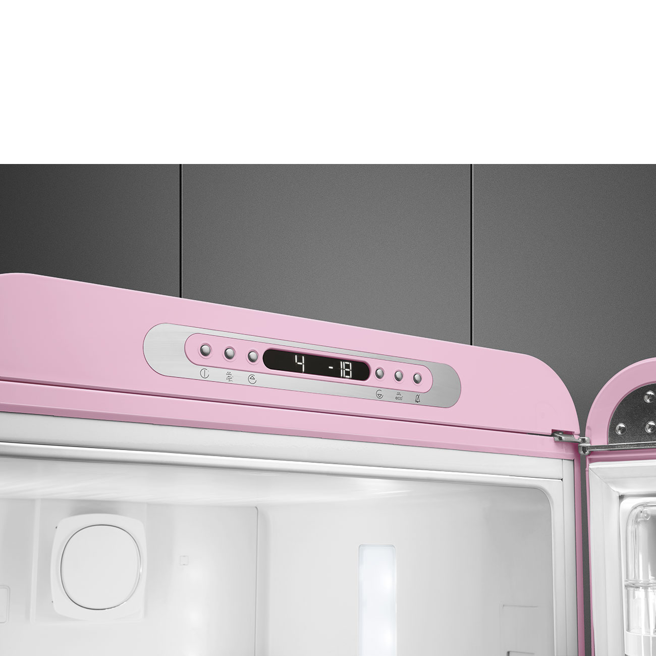 Smeg FAB32RPK5 Stand-Kühl-Gefrierkombination Cadillac Pink