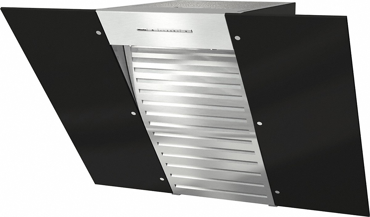 [Zweite Wahl] Miele DA 6086 W Wand-Dunstabzugshaube Obsidianschwarz 
