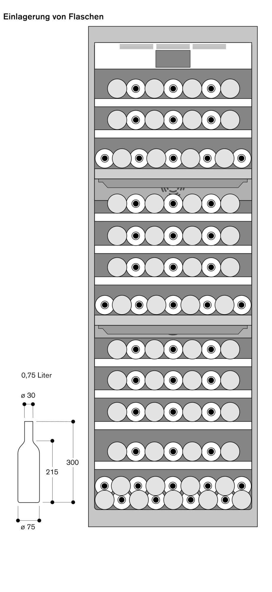 Gaggenau RW466305 Einbau-Weinklimaschrank 