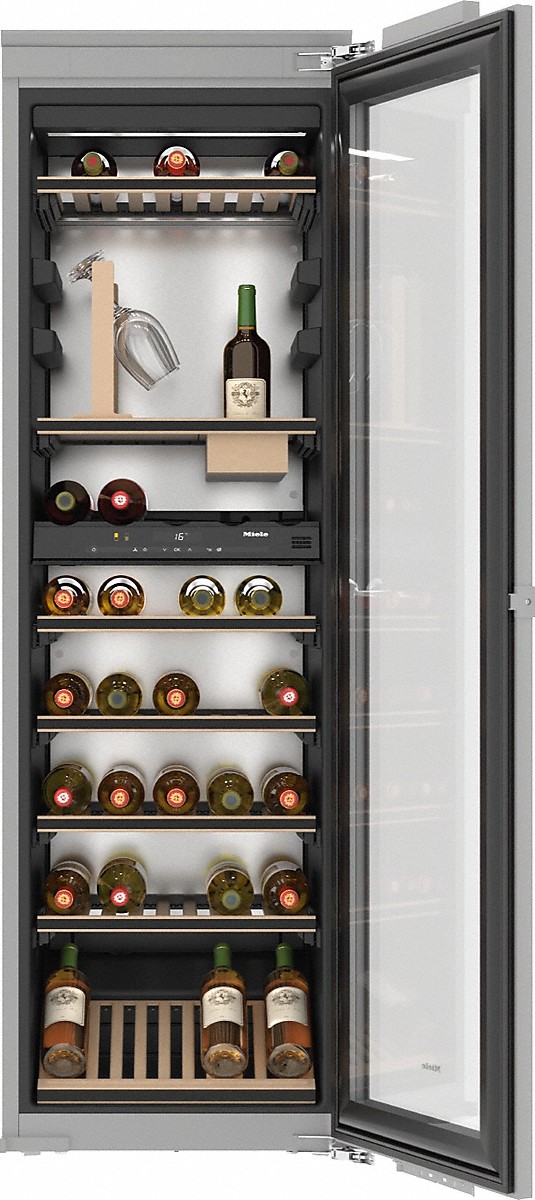 Miele KWT 6722 IS Einbau-Weintemperierschrank Edelstahl
