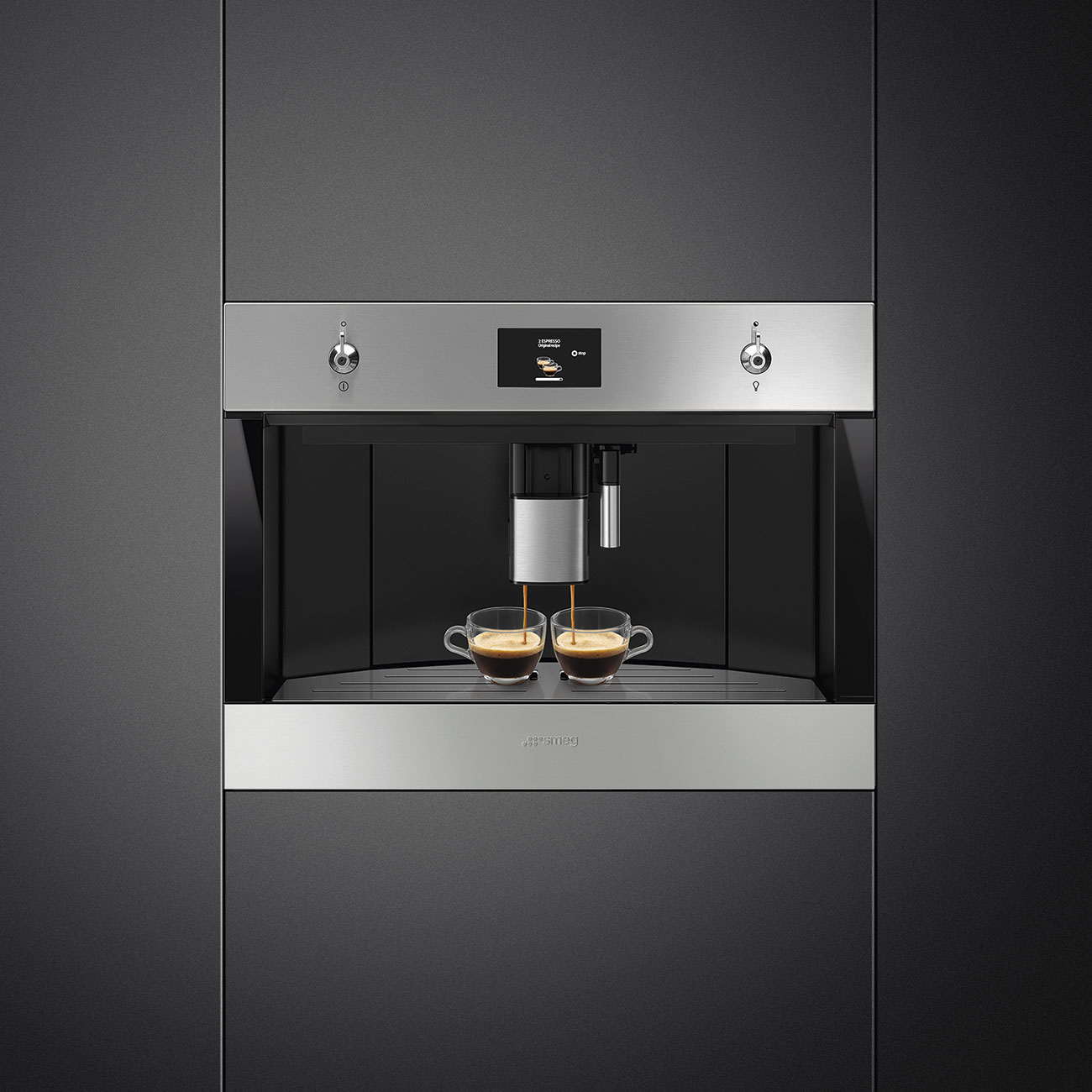 Smeg CMS4303X Einbau-Kaffeevollautomat Edelstahl