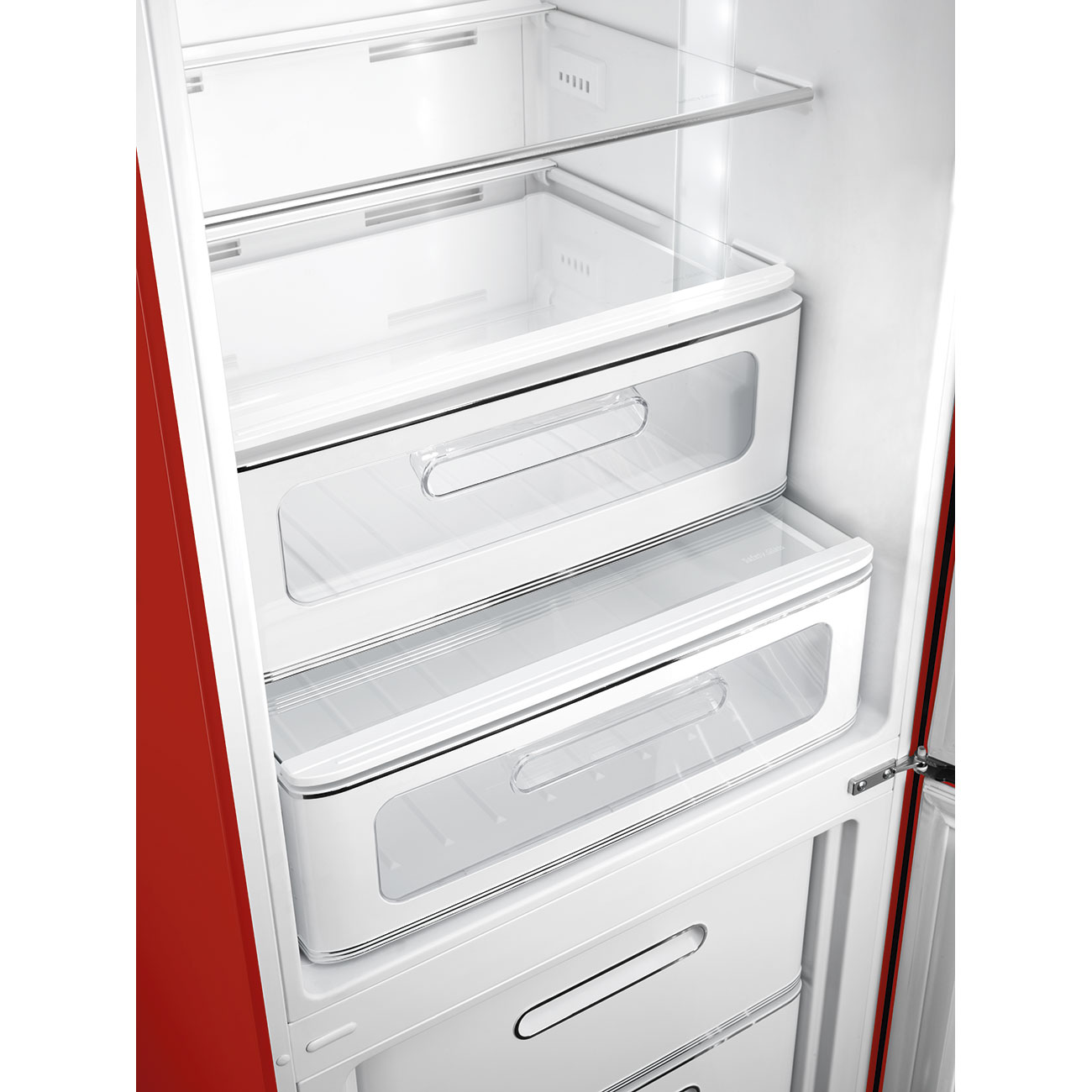 [Zweite Wahl] Smeg FAB32RRD5 Stand-Kühl-Gefrierkombination Rot 