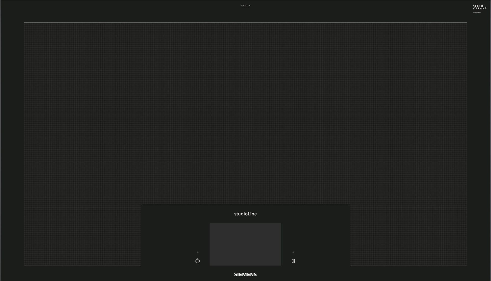 Siemens EZ977KZY1E Einbau-Induktionskochfeld Schwarz