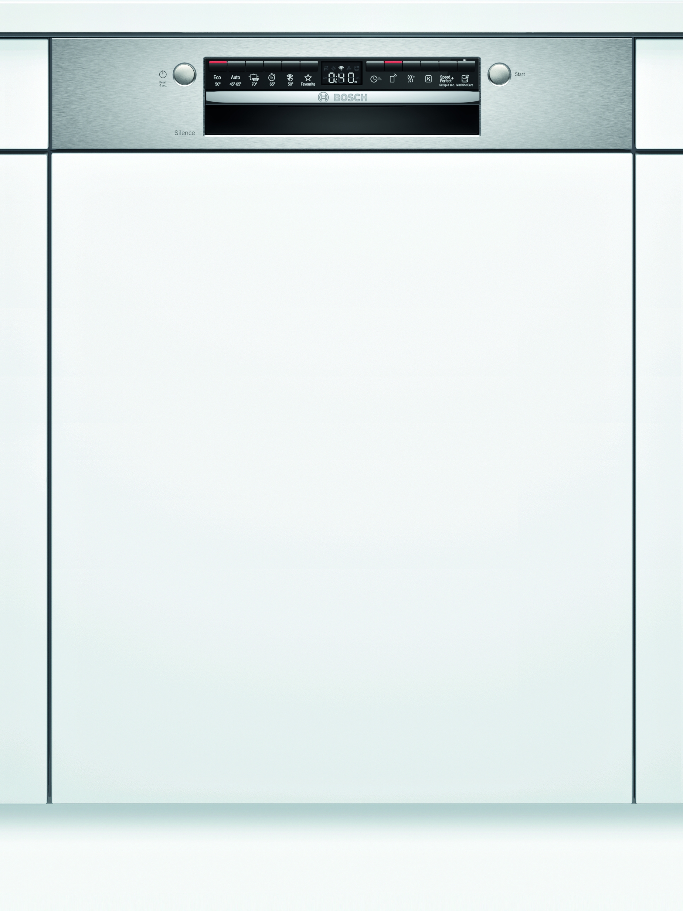 Bosch SMI4HTS31E Teilintegrierter Geschirrspüler Edelstahl