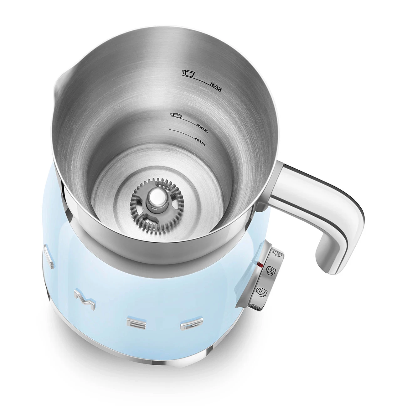 Smeg MFF11PBEU Milchaufschäumer Pastellblau Smeg MFF11PBEU Milchaufschäumer Pastellblau