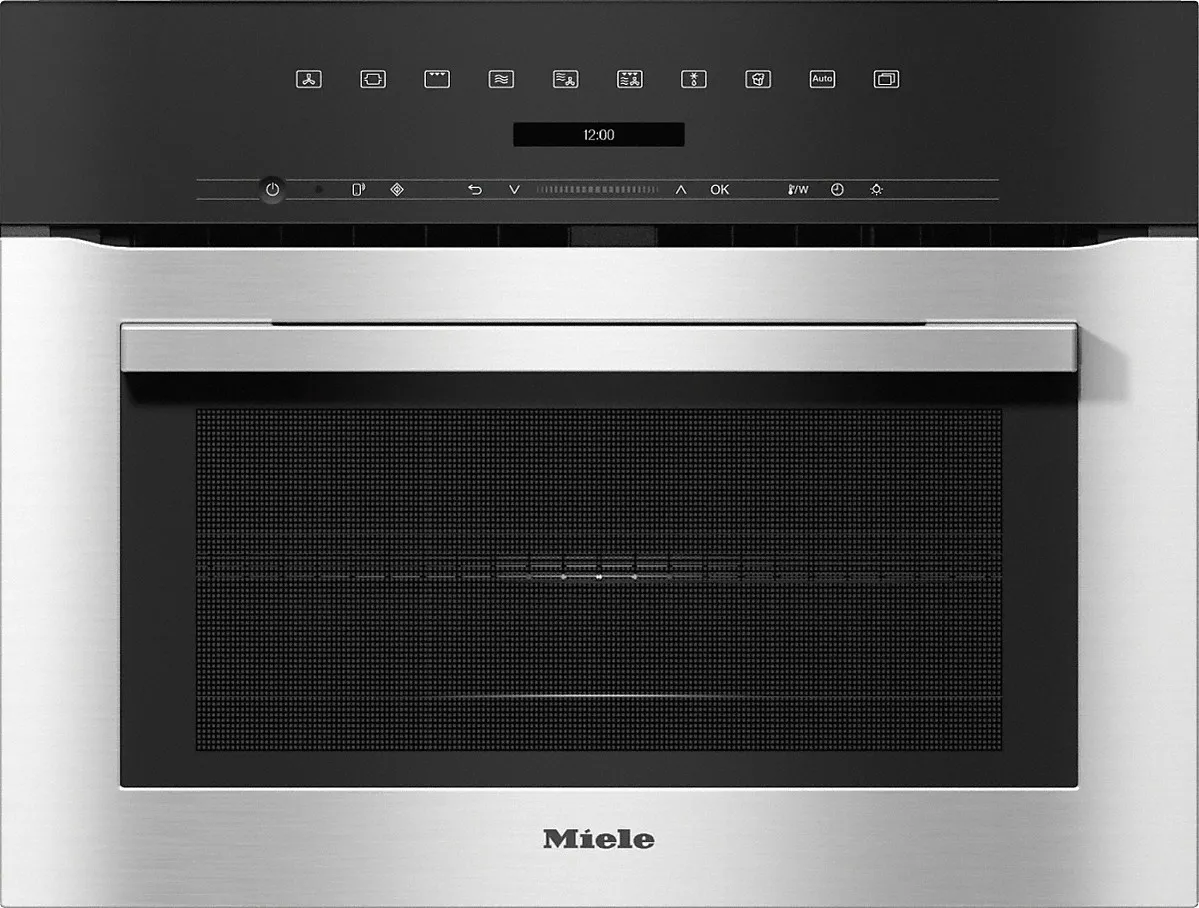 Miele H 7140 BM Kompakt-Backofen mit Mikrowelle Edelstahl/CleanSteel