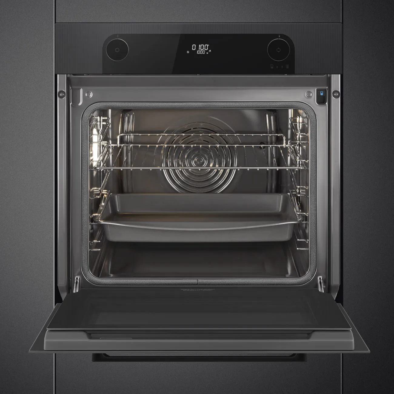 Smeg SOP6201S2B Einbau-Dampfbackofen Schwarz