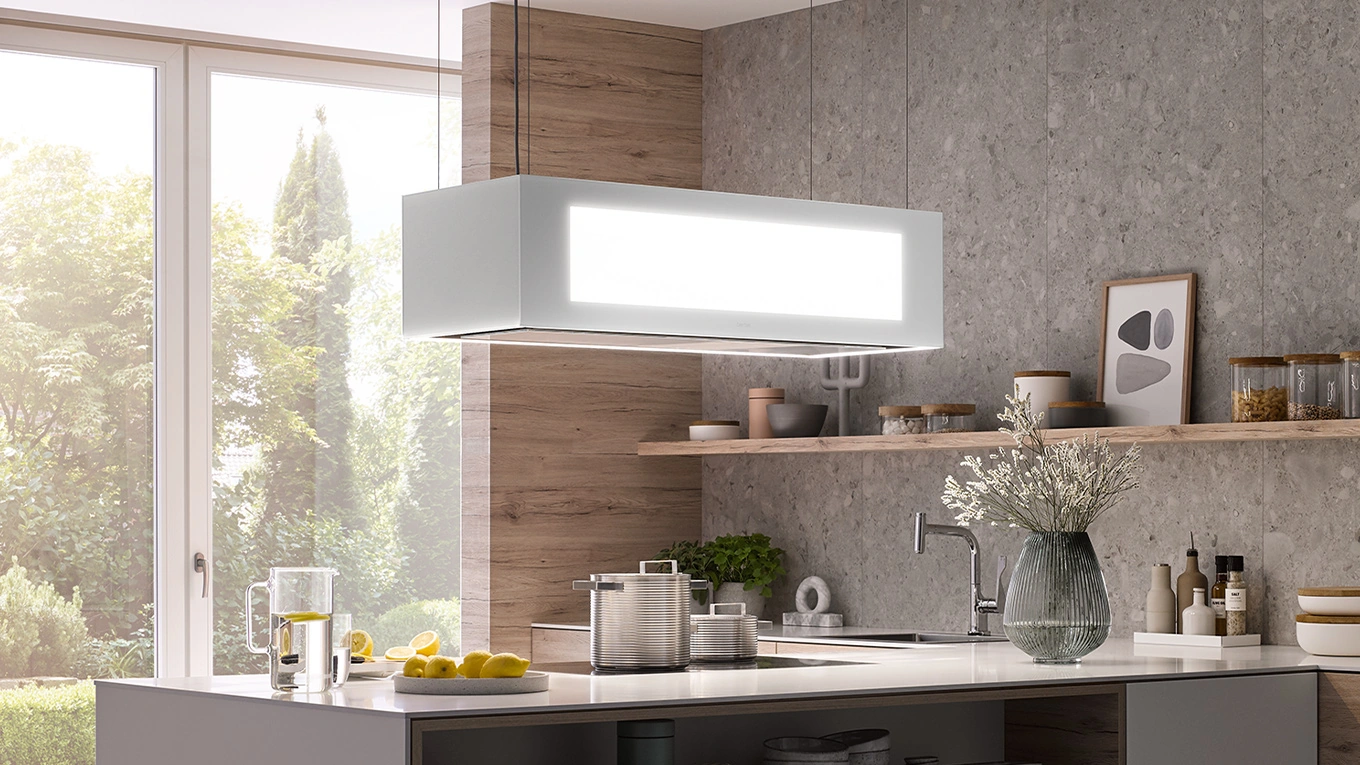 berbel skyline edge light berbel skyline edge light inselhaube in weiß mit licht