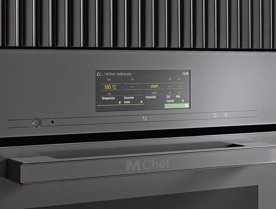 Miele Gourmet Profi Miele Backofen Display mit Gourmet Profi