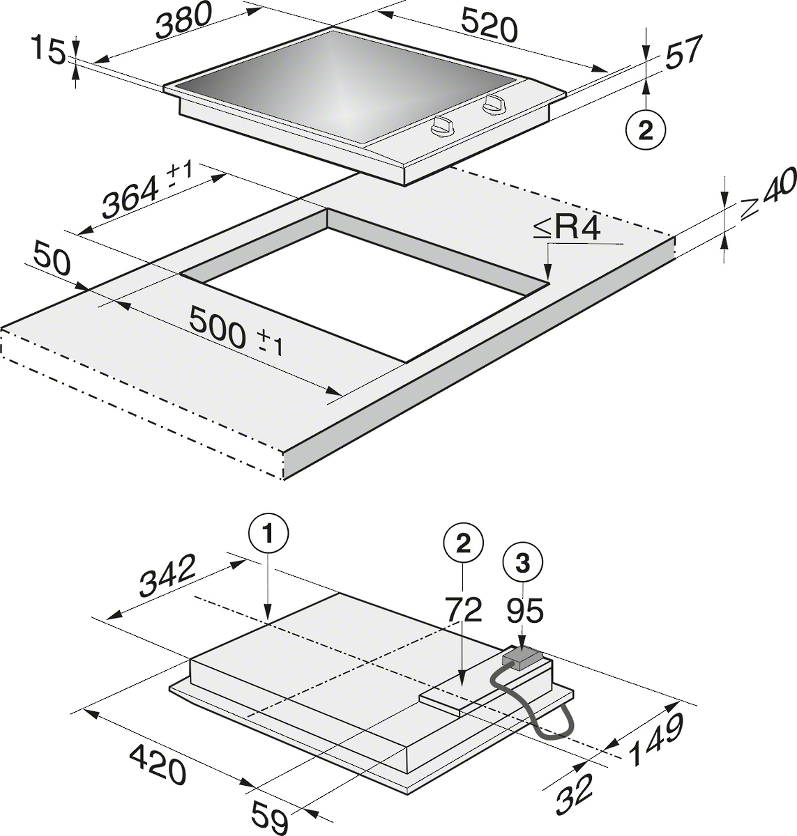 Miele CS 1122 E ProLine-Element Edelstahl