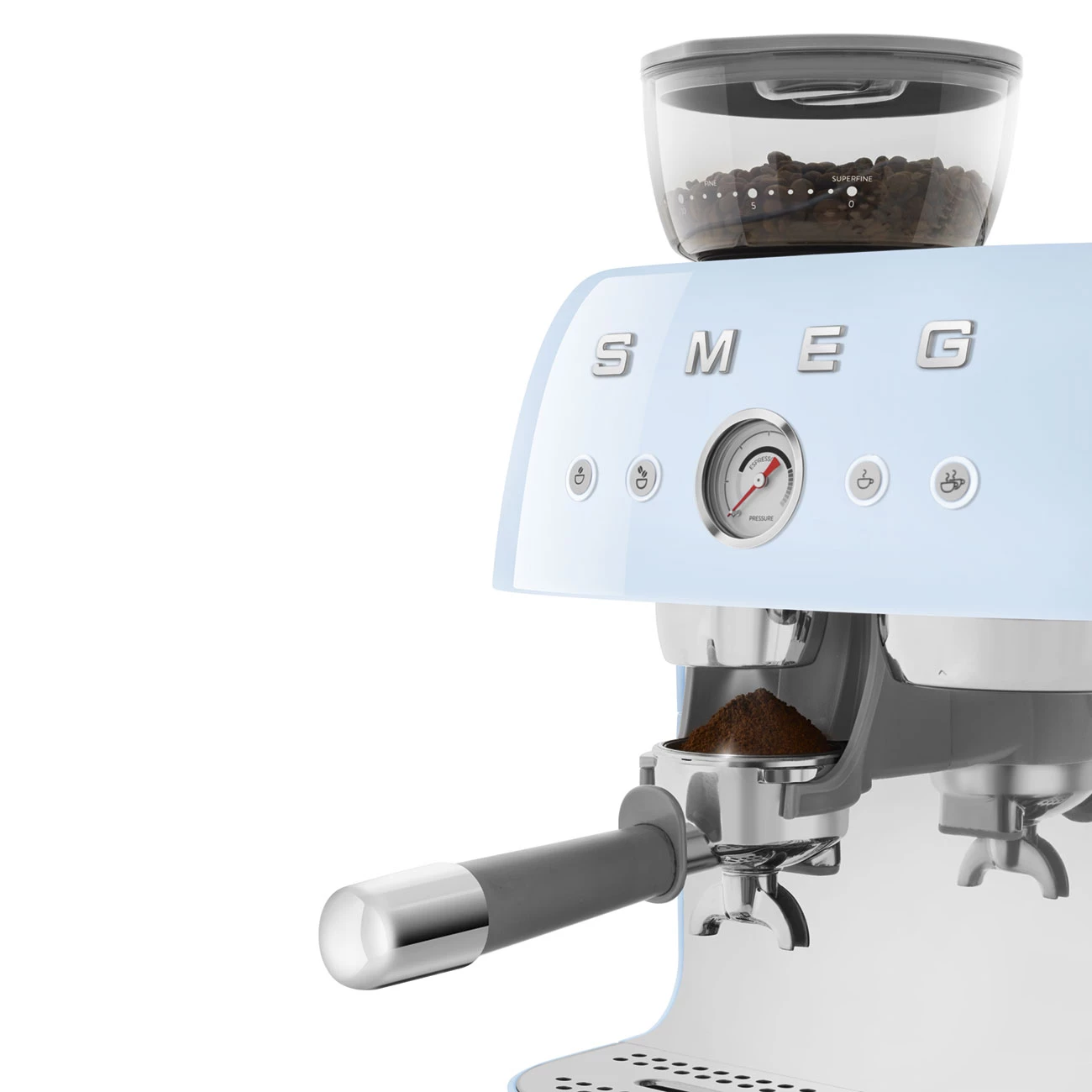 Smeg EGF03PBEU Espresso-Kaffeemaschine Pastellblau