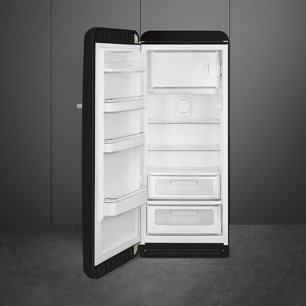 Smeg FAB28LBL5 Stand-Kühlschrank Schwarz