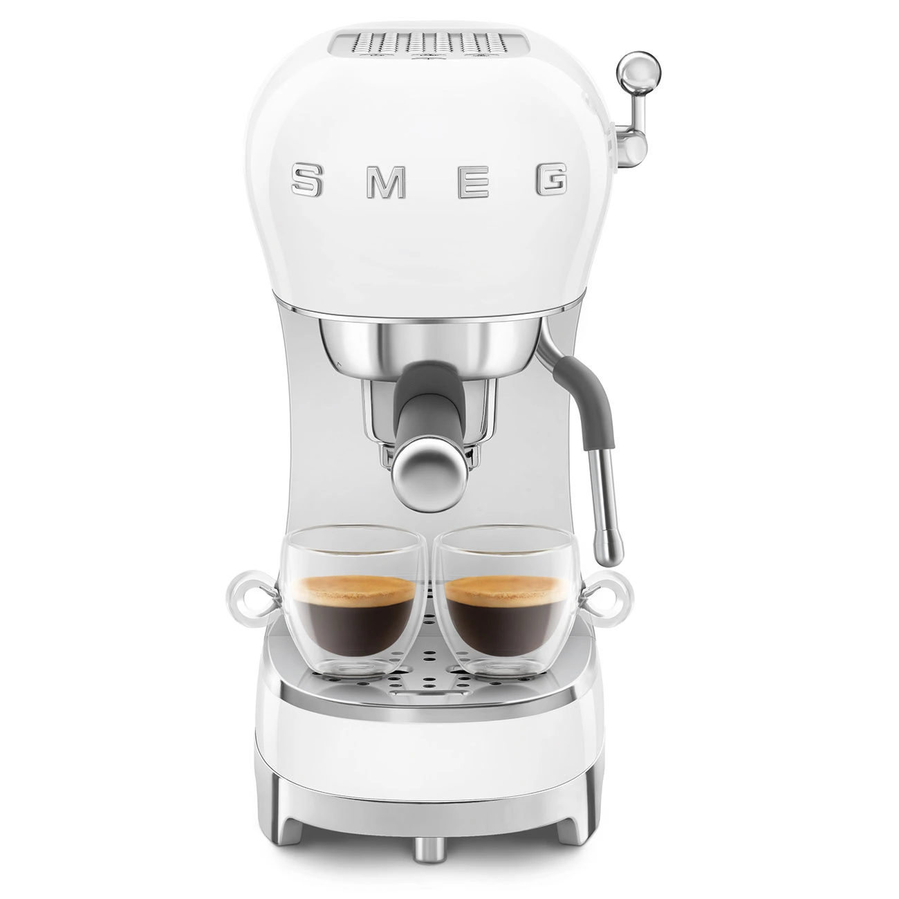 Smeg ECF02WHEU Espresso-Kaffeemaschine Weiß