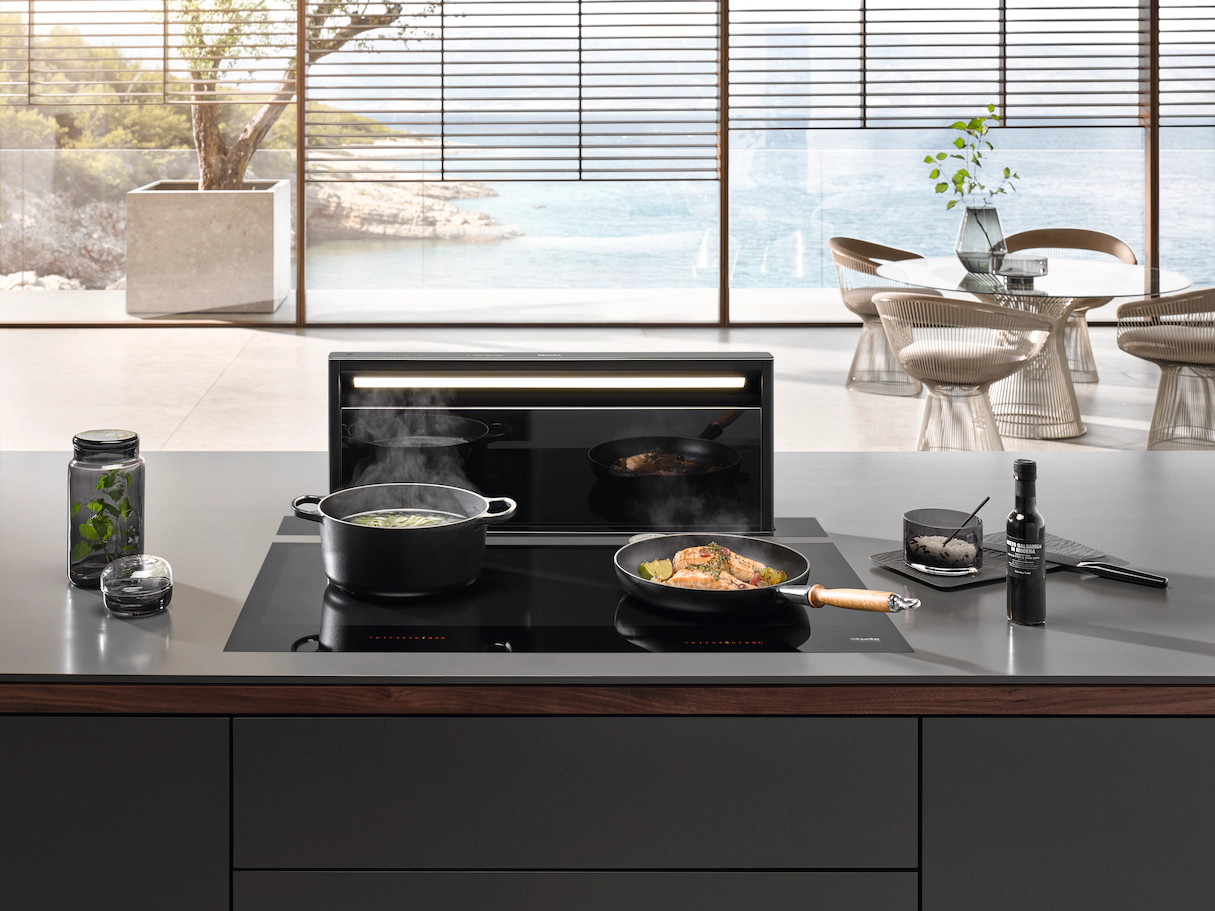 Miele DAD 4941 Black Levantar Downdraft-Dunstabzugshaube Schwarz