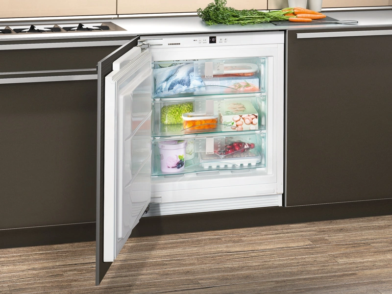 Oranier kleiner weißer Einbau Kühlschrank & Gefrierfach 87.5 cm