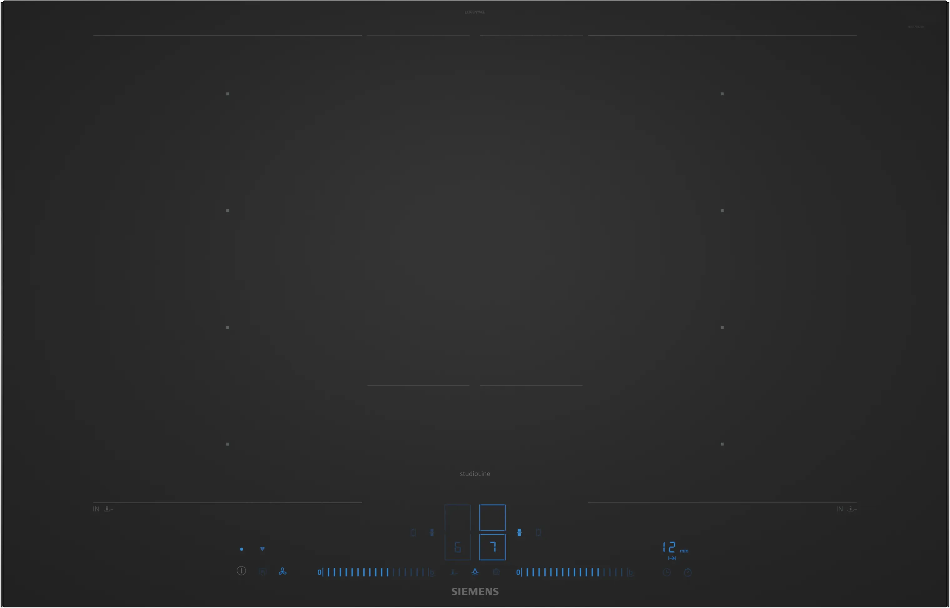 Siemens EX87BNYV6E Herdunabhängiges Induktionskochfeld Mattschwarz