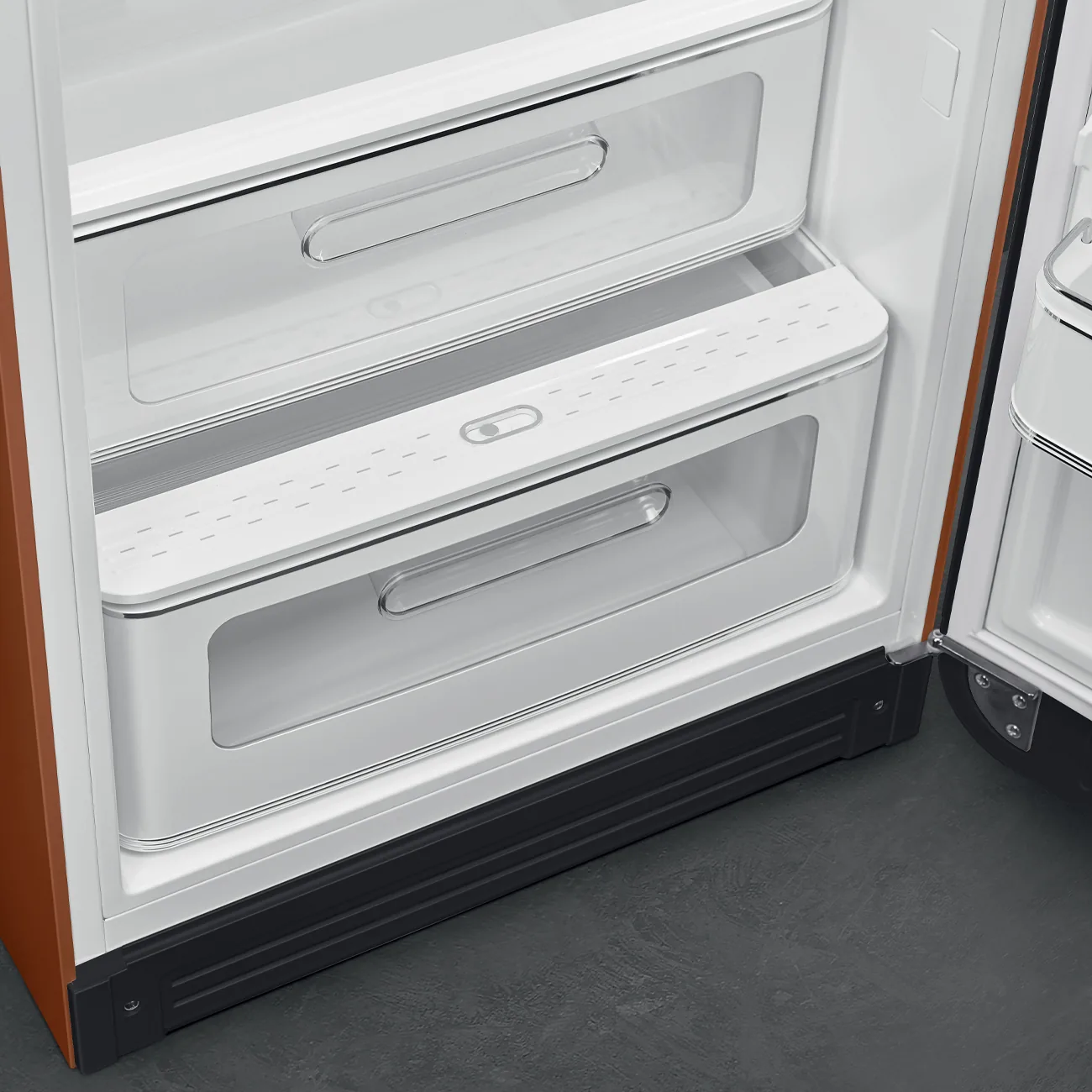 Smeg FAB28RACM6 Stand-Kühlschrank Amber Clay