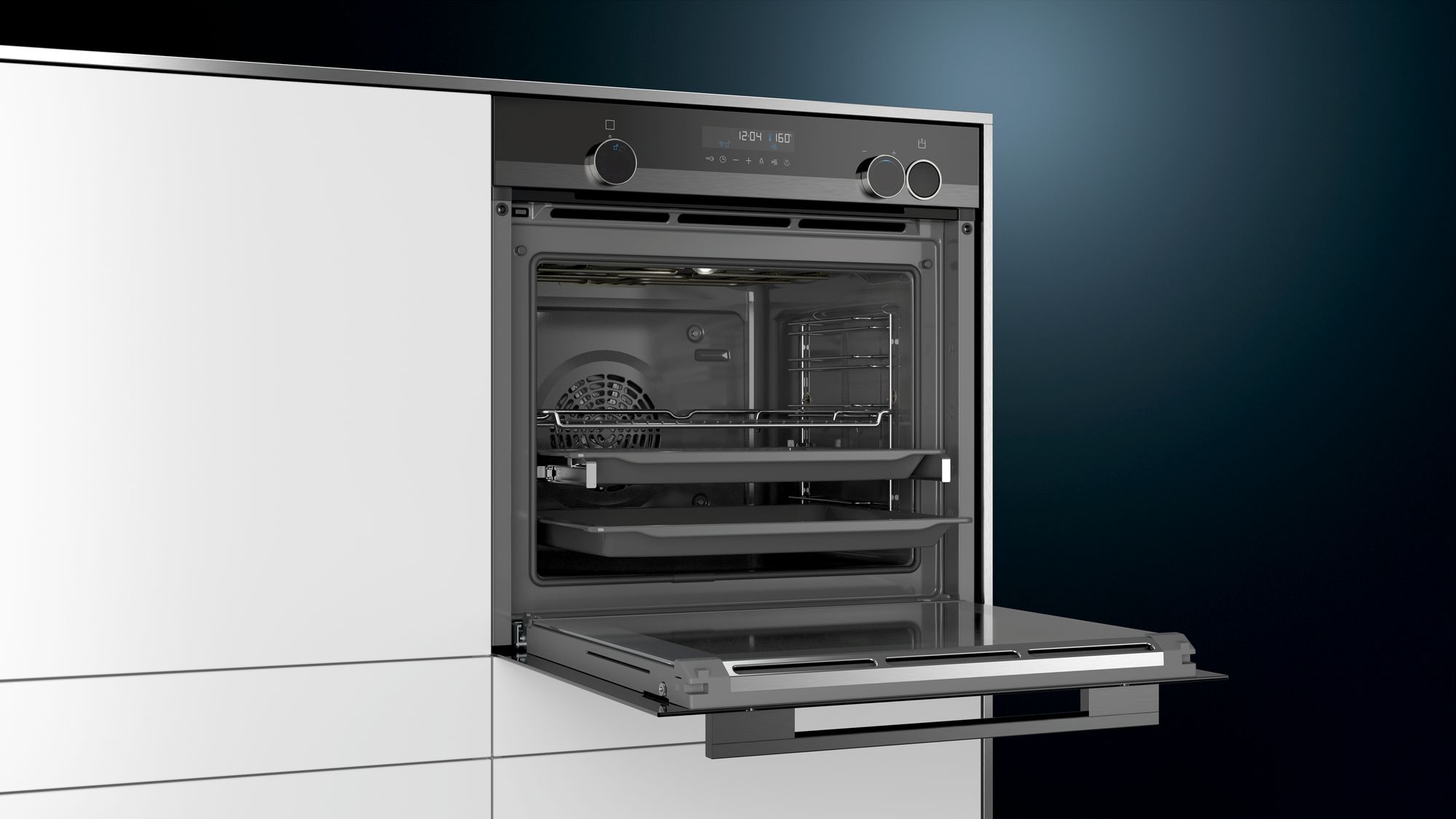 Siemens HR478G5B6S Einbau-Backofen Schwarz