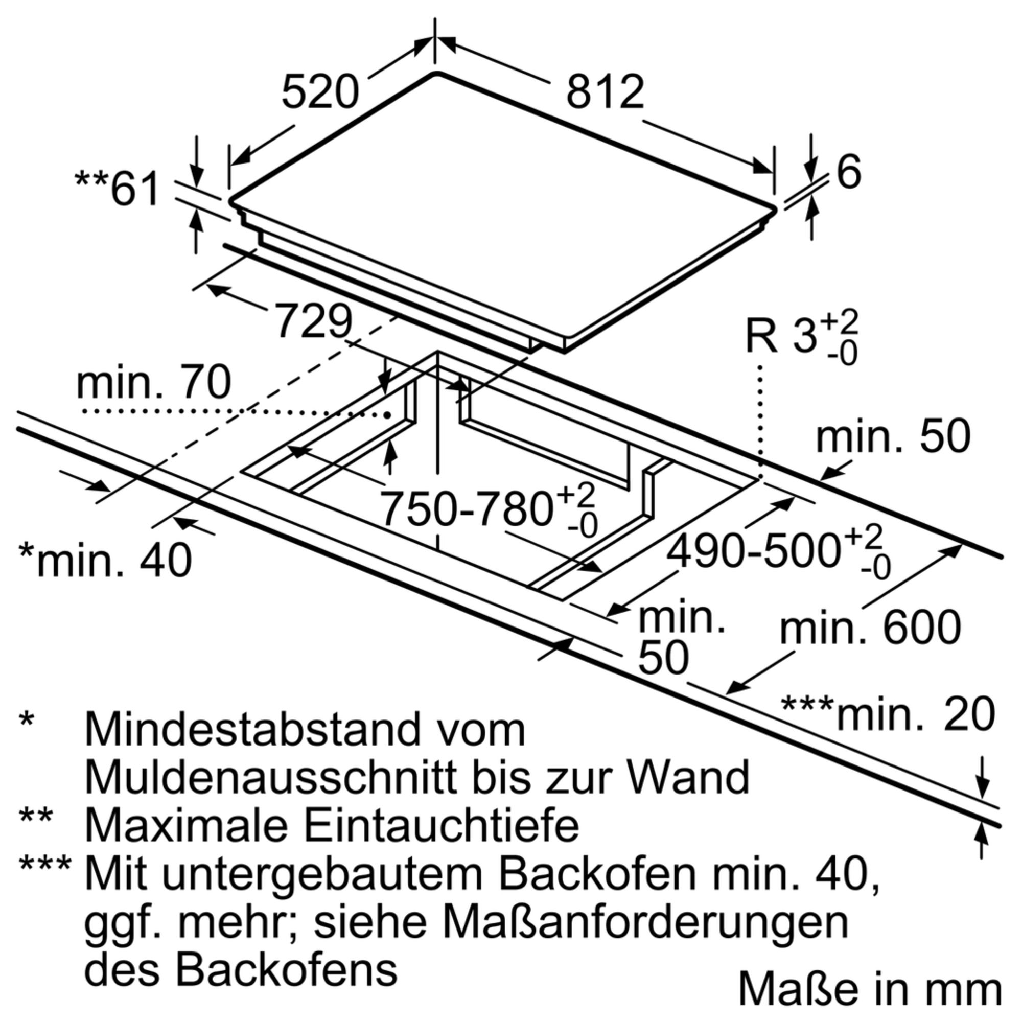 Siemens EZ877KZY1E Einbau-Induktionskochfeld Schwarz