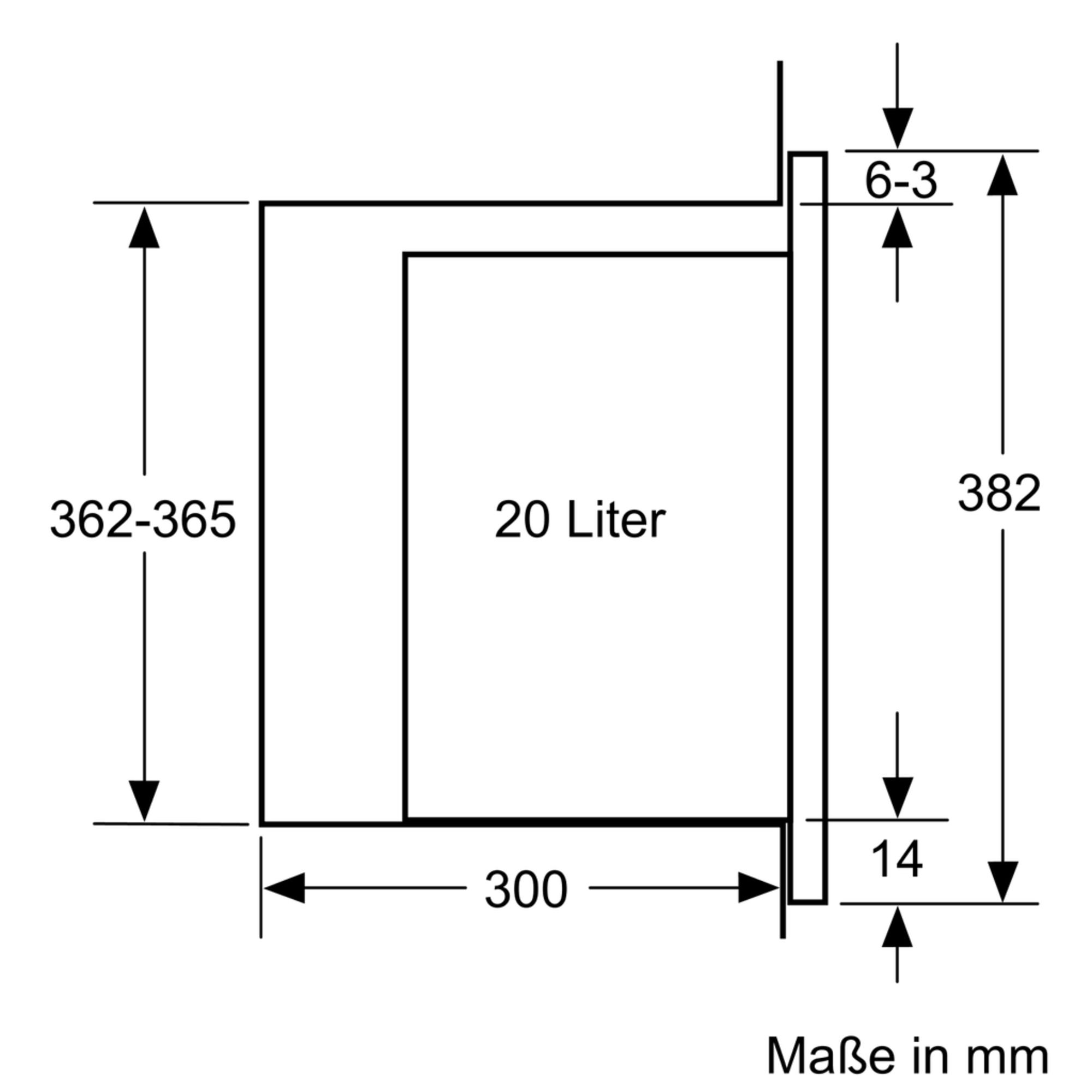 Siemens BF525LMW0 Einbau-Mikrowelle Weiß